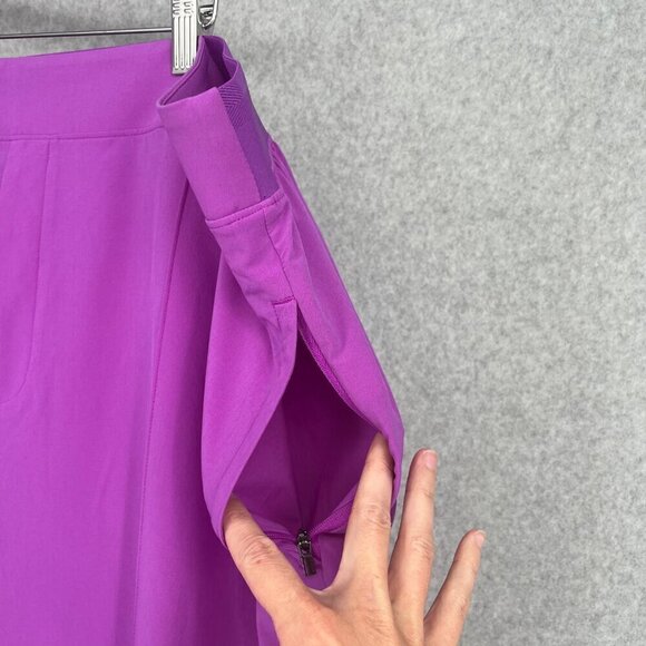 Athleta Brooklyn Heights High Rise Pant Size 22 Jazzy Purple Pull On Travel EUC - Picture 3 of 16